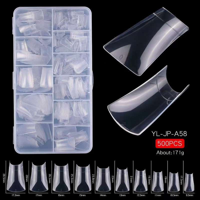 Duck Nail Tips 500pcs chose color