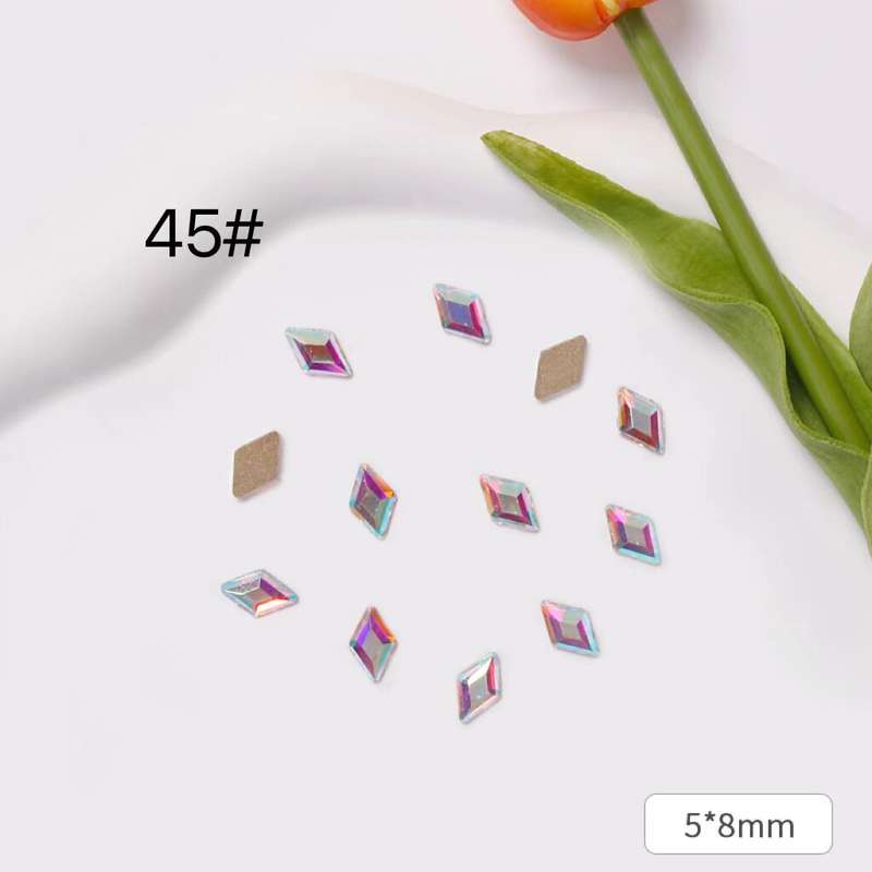 AB Flat Bottom Rhinestone 20pcs/pack -  45#