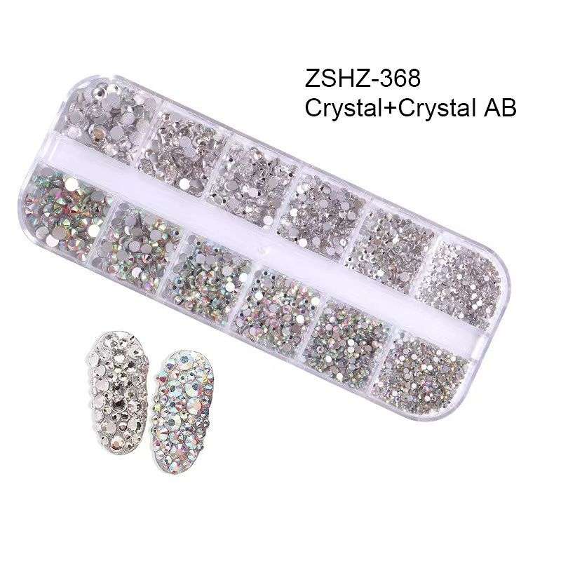 ZSHZ-368 Silver + AB Crystal