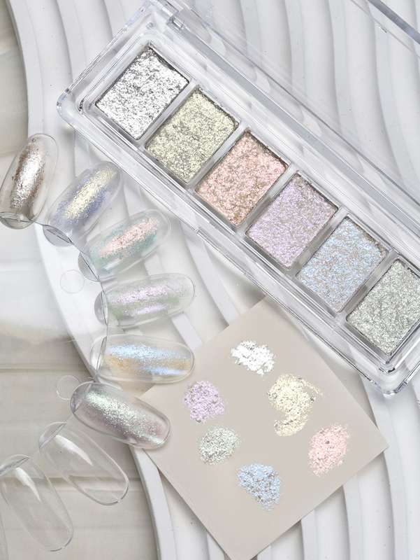 6 Colors bulingni Glitter Powder