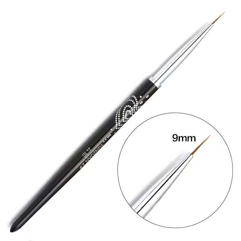 3pcs Striping Brush - Black