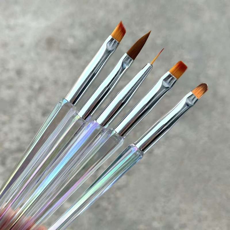 5pcs Manicure Brush ( Acrylic/Gel/Striping)