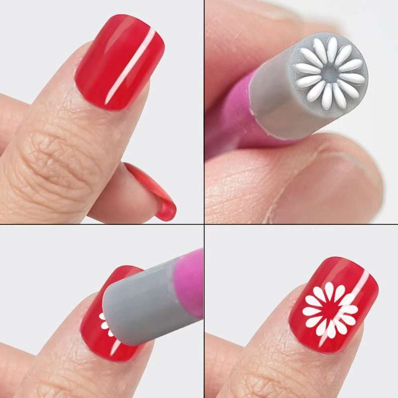 Silicon Nail Art Stamp Pen MESSAGE STAMP PEN NUMBER