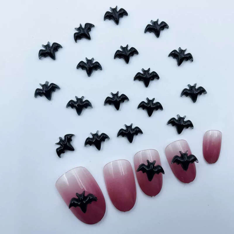 Bat Nail Rhinestones 20pcs