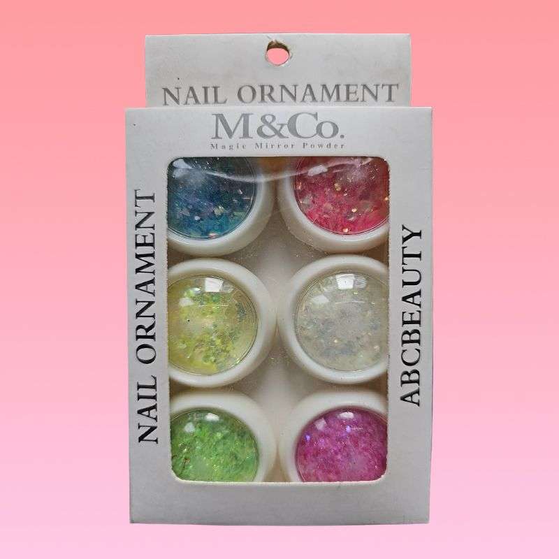 6 colours Fine Glitter