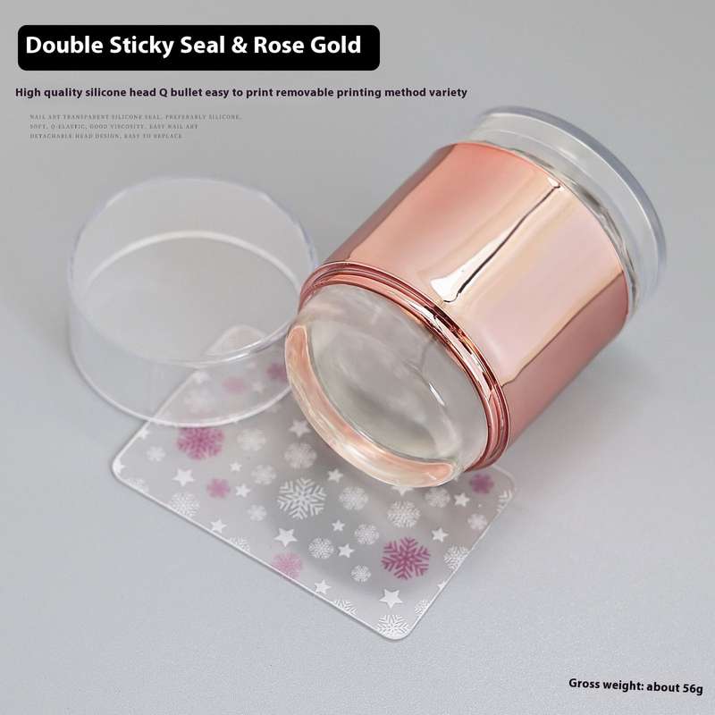 Double Size Super Sticky Stamper Size: 2.8 x 6 (cm) gold