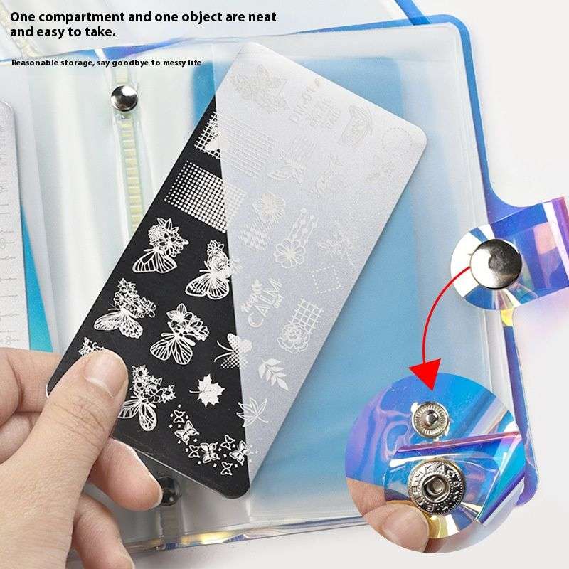 Holo Stamping Plate Bag 20 slots 6*12