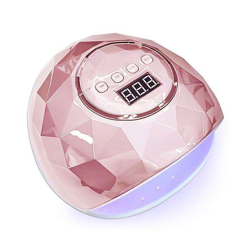 Diamond F6 Professional Gel Polish LED Nail Dryer Lamp 86W ( 39 LED Beads )Rose Gold