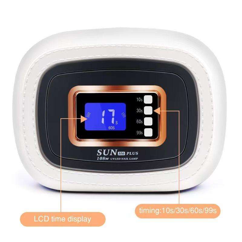 Double Hand Professional Gel Polish LED Nail Dryer Lamp 108W ( 42 LED Beads )