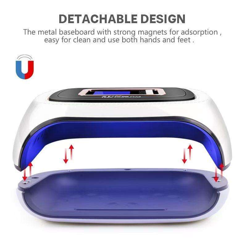 Double Hand Professional Gel Polish LED Nail Dryer Lamp 108W ( 42 LED Beads )