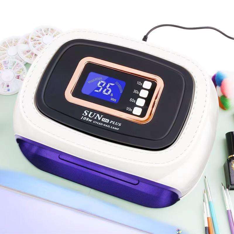 Double Hand Professional Gel Polish LED Nail Dryer Lamp 108W ( 42 LED Beads )