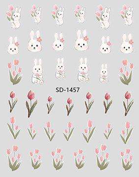 3D relief - style nail sticker - SD1457