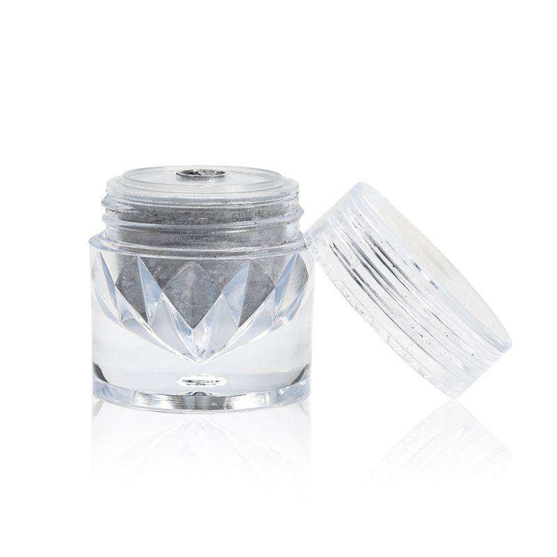Universal porcelain white cat's eye powder for nail art, glittering crystal cat's eye