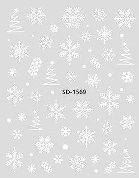 3D relief - style nail sticker - SD1569
