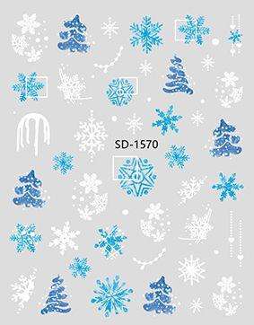 3D relief - style nail sticker - SD1570