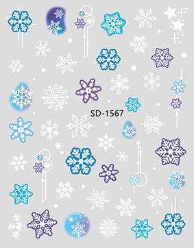 3D relief - style nail sticker - SD1567