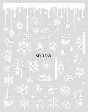 3D relief - style nail sticker - SD1568