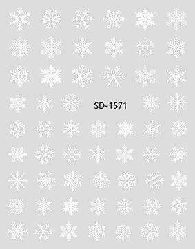 3D relief - style nail sticker - SD1571