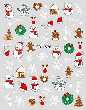 3D relief - style nail sticker - SD1576
