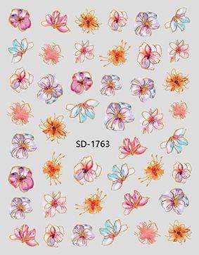 3D relief - style nail sticker - SD1763