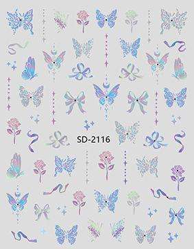3D relief - style nail sticker - SD2116