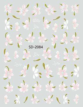 3D relief - style nail sticker - SD2084