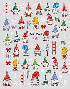 3D relief - style nail sticker - SD1574