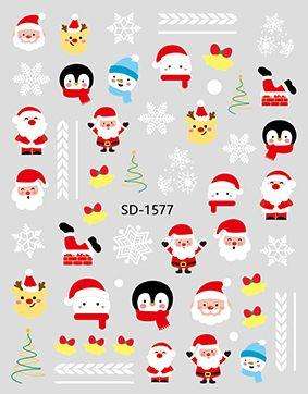3D relief - style nail sticker - SD1577