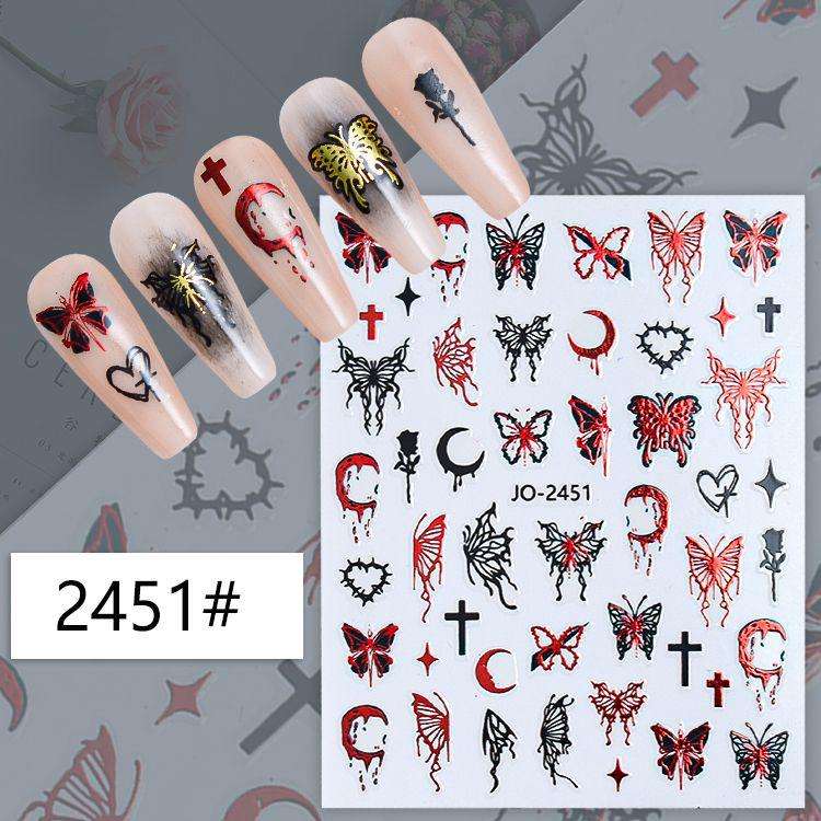 Nail Sticker - JO2451 Butterfly