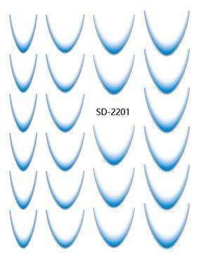 3D relief - style nail sticker - SD2201