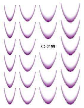3D relief - style nail sticker - SD2199