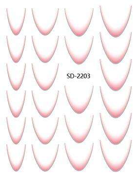 3D relief - style nail sticker - SD2203