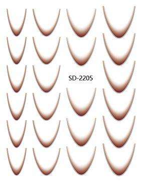 3D relief - style nail sticker - SD2205