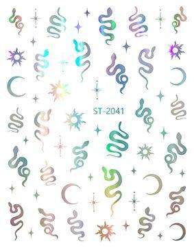 3D relief - style nail sticker - SD2041