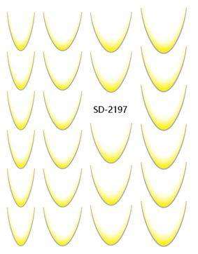 3D relief - style nail sticker - SD2197