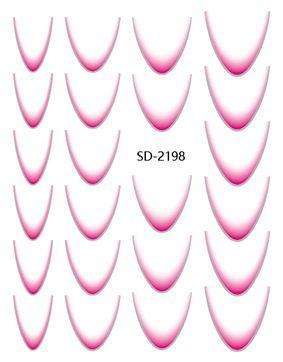 3D relief - style nail sticker - SD2198