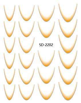 3D relief - style nail sticker - SD2202