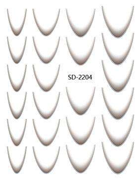 3D relief - style nail sticker - SD2204