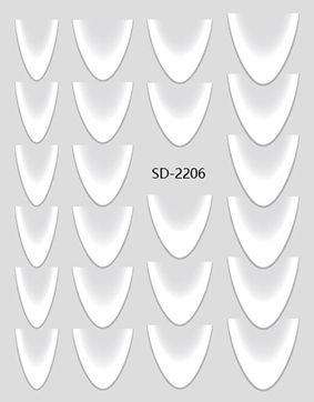 3D relief - style nail sticker - SD2206