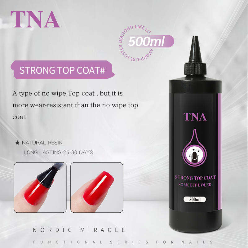 Refill TNA Strong Topcoat 1000ml For salon, professional use