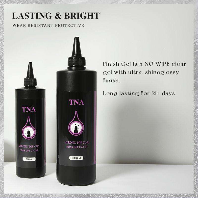 Refill TNA Strong Topcoat 1000ml For salon, professional use