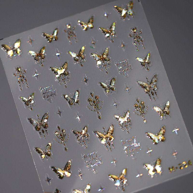 5D Butterfly Nail Jelly Sticker M-224