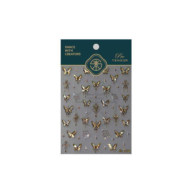 5D Butterfly Nail Jelly Sticker M-224
