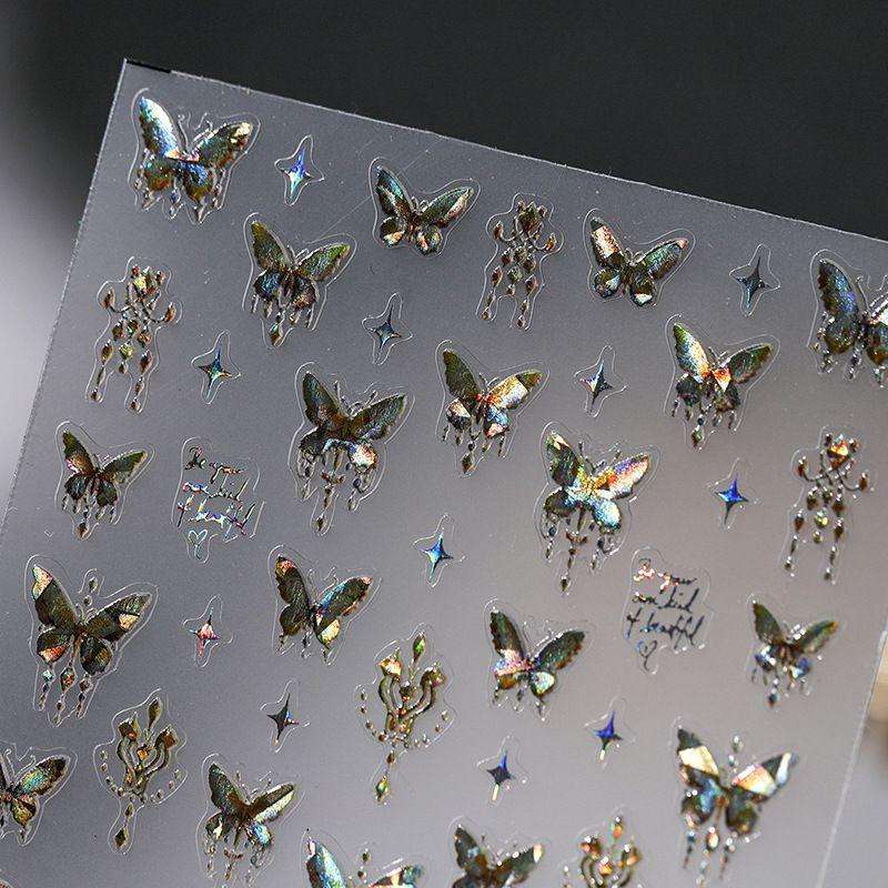 5D Butterfly Nail Jelly Sticker M-224
