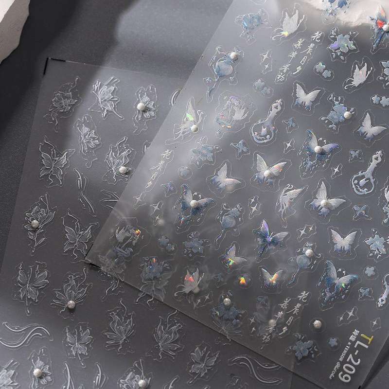 5D Butterfly Nail Jelly Sticker TL-209