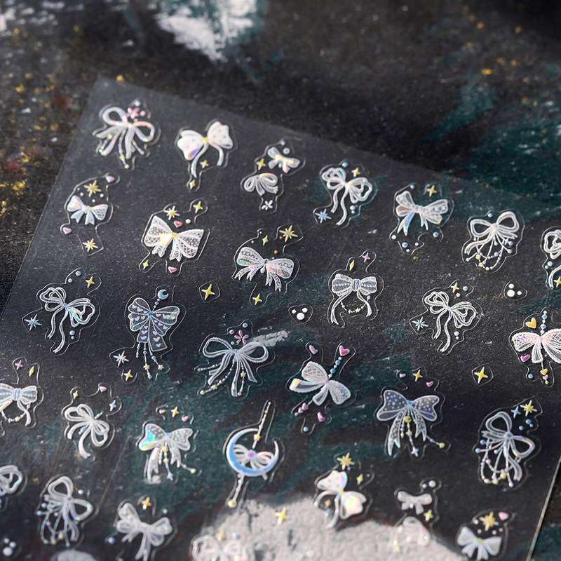 5D Butterfly Nail Jelly Sticker M-757