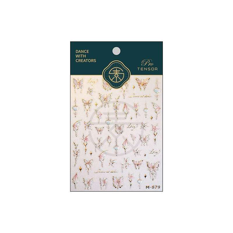 5D Butterfly Nail Jelly Sticker M-879