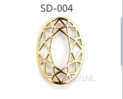 Clearance Sale - Metal Slice Nail Jewelry 10pcs -4