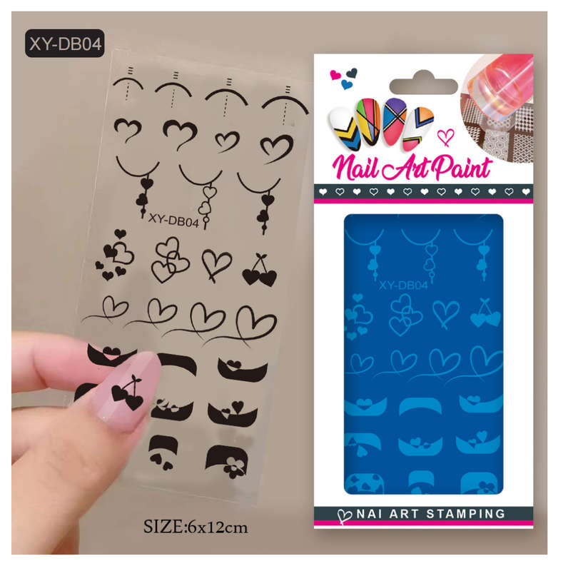 Stamping Plate XY-DB 6*12cm -  XY-DB 04