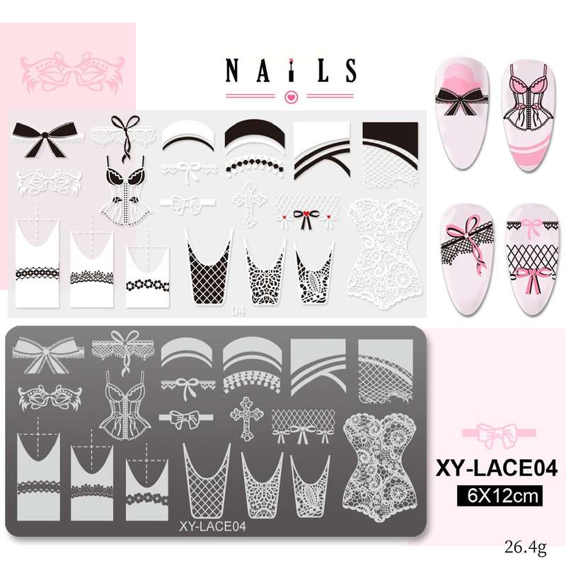 XY-Lace Stamping Plate -  XY-Lace04